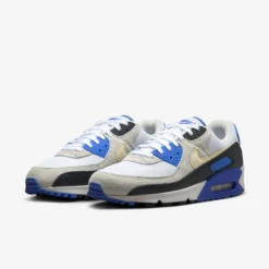 Nike "Air Max 90 PRM" M - White / Khaki-Racer Blue-Black 5 Nike "Air Max 90 PRM" M - White / Khaki-Racer Blue-Black -Manorphx Shop Nike 6 e67c0708 df76 461d a97f 0034ca2c70d8