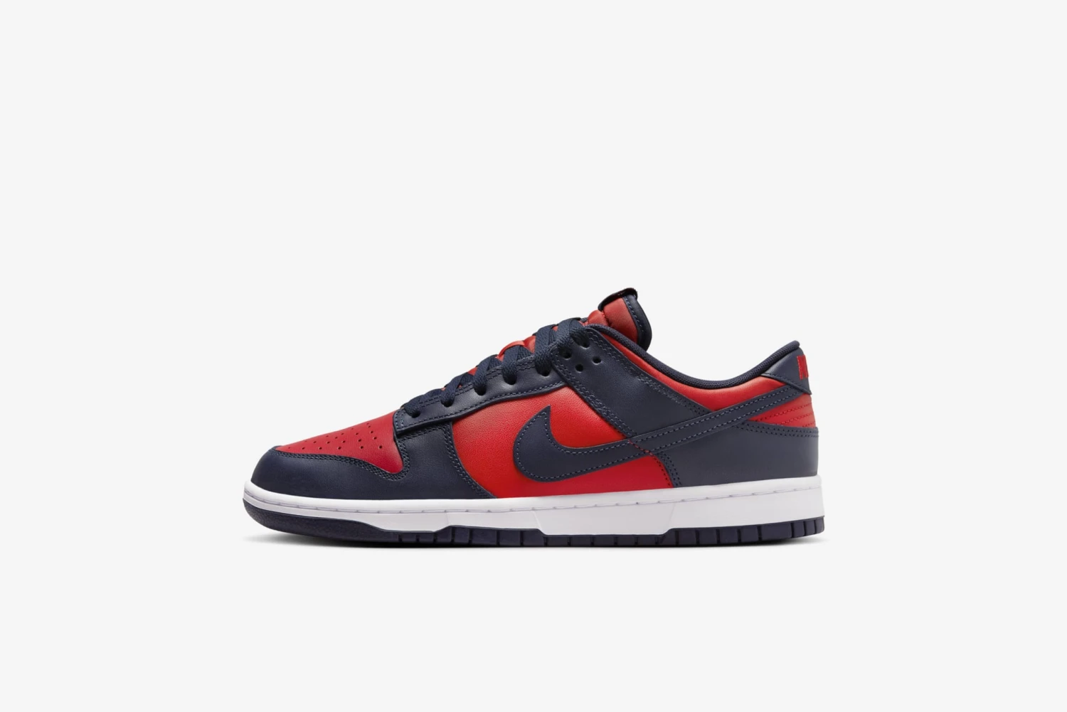 Nike "Dunk Low Retro" M - University Red / Obsidian / White 1 Nike "Dunk Low Retro" M - University Red / Obsidian / White