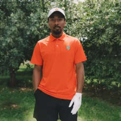 Manor "Icon Polo" M - Orange / Green