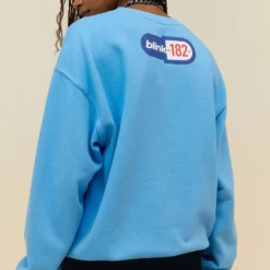 DayDreamer "Blink 182 Photo BF Crew" W - Ultra Blue -Manorphx Shop S560BLI600 BLINK182PHOTOBFCREW ECOMMCROPPED 3 jpg scaled
