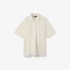 Stussy "Pique Polo Pigment Dyed" M - Off White