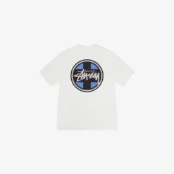Stussy "Cross Dot Pig. Dyed Tee" M - Natural