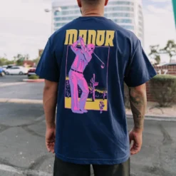 Manor "Ghost Golfer T-Shirt" M - Navy