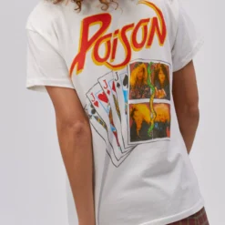DayDreamer "Poison Joker Flush " T-Shirt W - Vintage White -Manorphx Shop T1360POI587 VNWHT POISONJOKERFLUSHTOURTEE ECOMMCROPPED 2 2048x 3ccf0f0e 6bd3 4d6f b066 903f0343f16a scaled