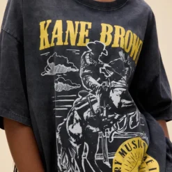 DAYDREAMER "Kane Brown 'Like I Love Country Music' Tee" W - Reactive Black Acid