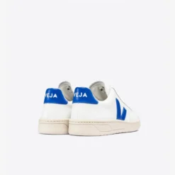 Veja "V-12 Leather " M - Extra White / Paros Blue 6 Veja "V-12 Leather " M - Extra White / Paros Blue -Manorphx Shop V12LeatherRoyal