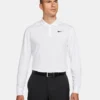 Nike Golf "Dri-FIT Victory Long-Sleeve Polo" M - White