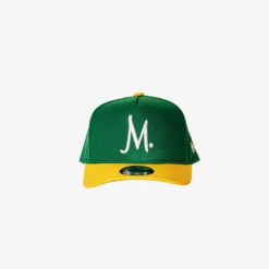 Manor X New Era "M" 9FIFTY A-Frame Snapback - Kelly Green / Yellow / White