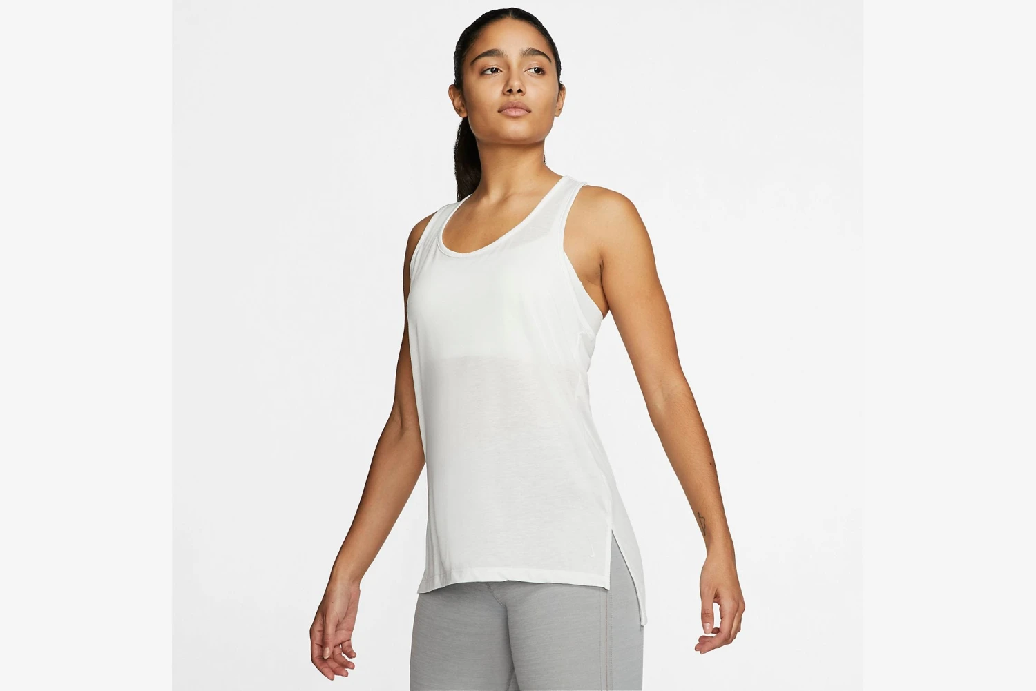 Nike "Nike Yoga Layer" Tank W - White / White 1 Nike "Nike Yoga Layer" Tank W - White / White