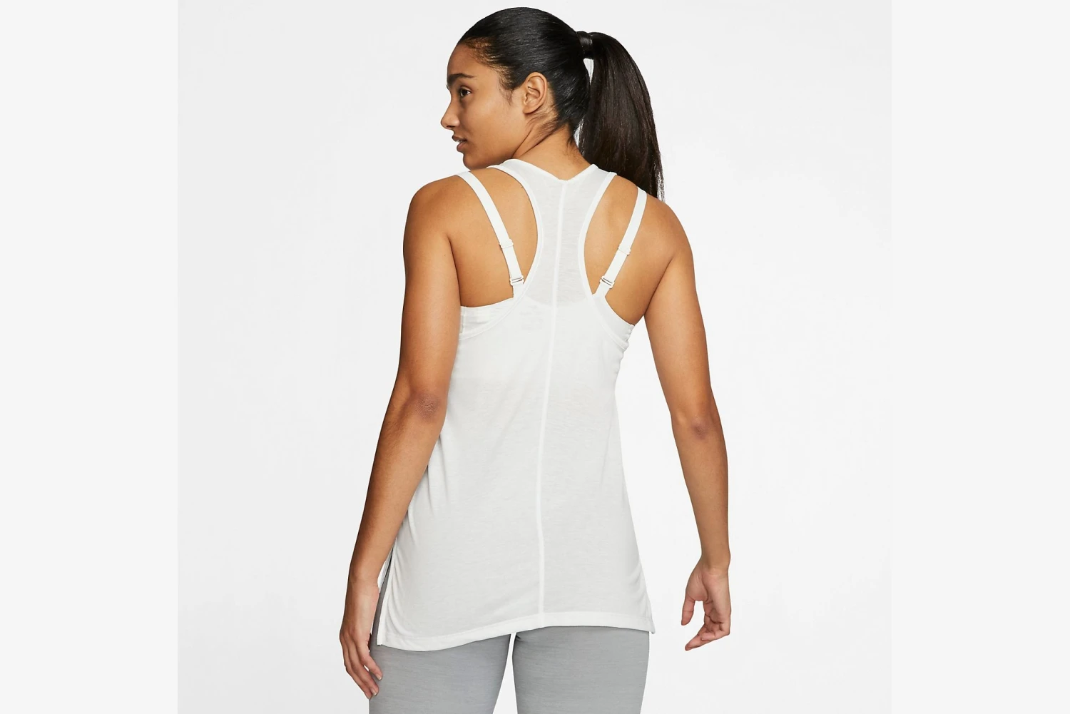 Nike "Nike Yoga Layer" Tank W - White / White 2 Nike "Nike Yoga Layer" Tank W - White / White - Image 2