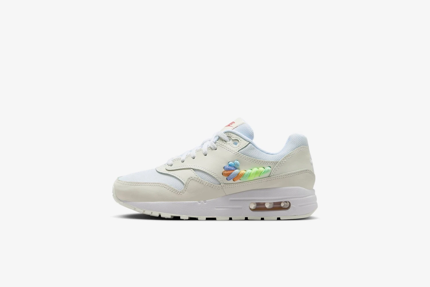 Nike "Air Max 1 SE" GS - White / Multi-Color / Summit White 1 Nike "Air Max 1 SE" GS - White / Multi-Color / Summit White