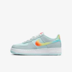 Nike "Air Force 1 BG" GS - Glacier Blue / Total Orange