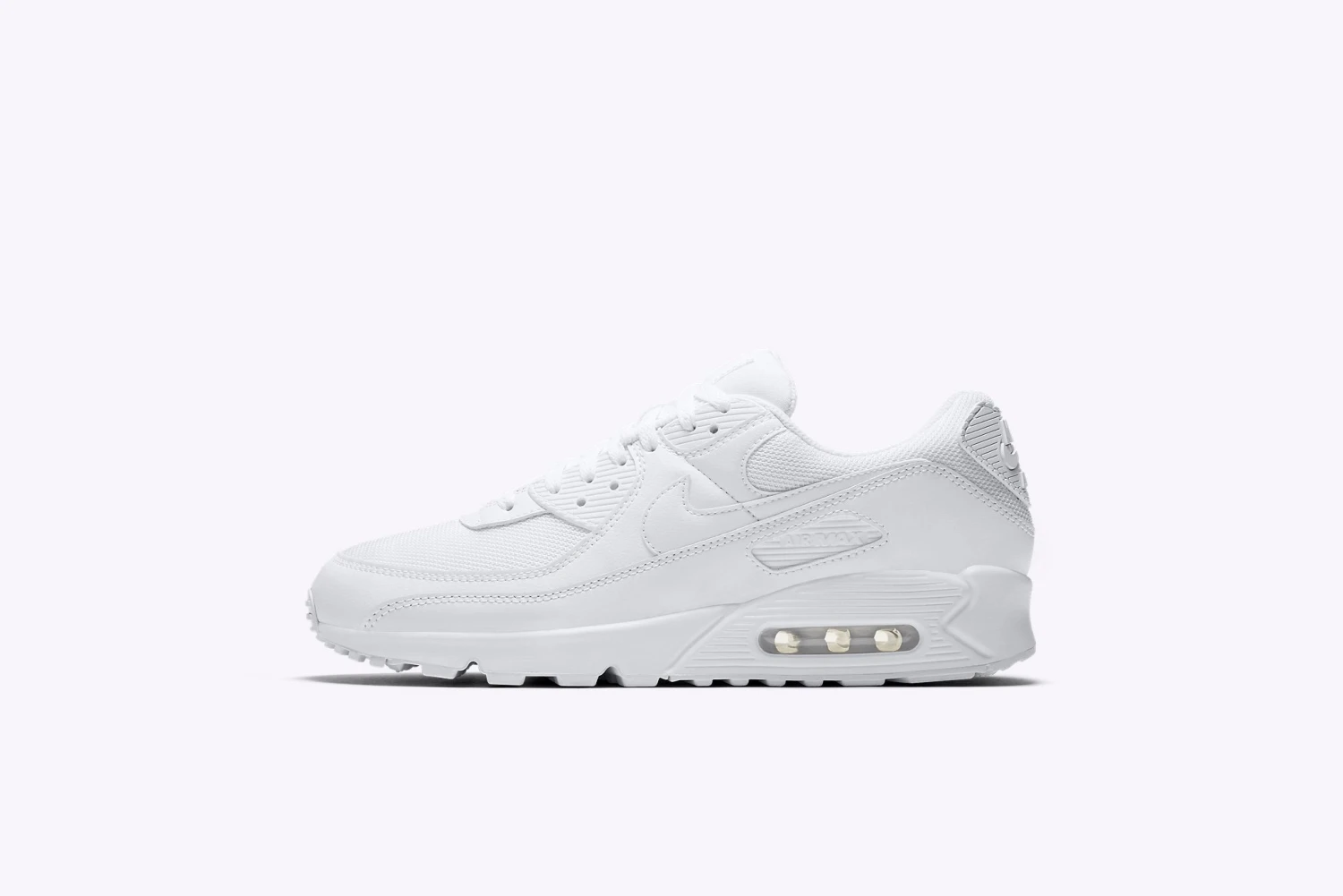 Nike "Air Max 90" M - White / White-Wolf Grey 1 Nike "Air Max 90" M - White / White-Wolf Grey