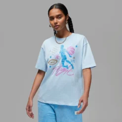 Jordan "Boxy" T-shirt W -Icy Blue