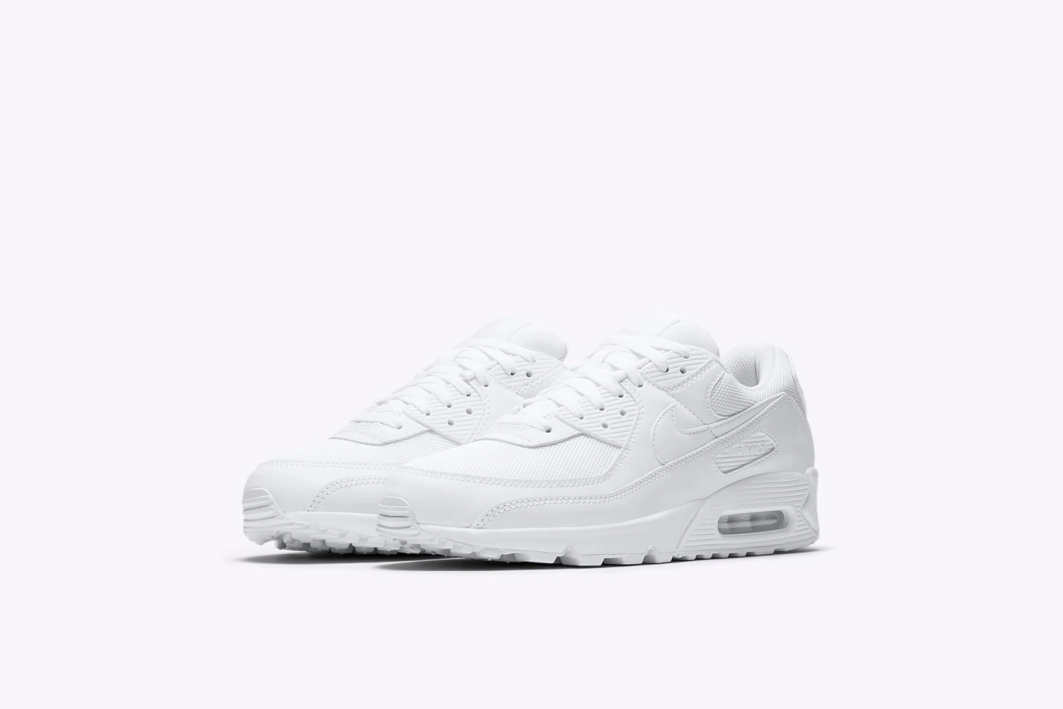 Nike "Air Max 90" M - White / White-Wolf Grey 5 Nike "Air Max 90" M - White / White-Wolf Grey - Image 5
