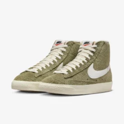 Nike "Blazer Mid '77" W - Medium Olive / Sail / Coconut Milk -Manorphx Shop air pegasus at shoe 71