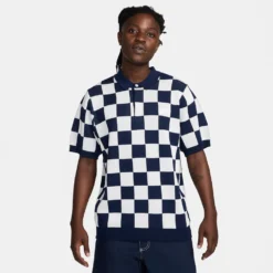Nike "Sportswear Checkers Club Polo" M - Midnight Navy/Sail