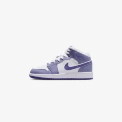 Air Jordan "1 Mid" GS - Dusty Amethyst / Court Purple