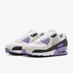 Nike "Air Max 90" M - White / Light Smoke Grey / Dusty Amethyst 6 Nike "Air Max 90" M - White / Light Smoke Grey / Dusty Amethyst -Manorphx Shop ameth