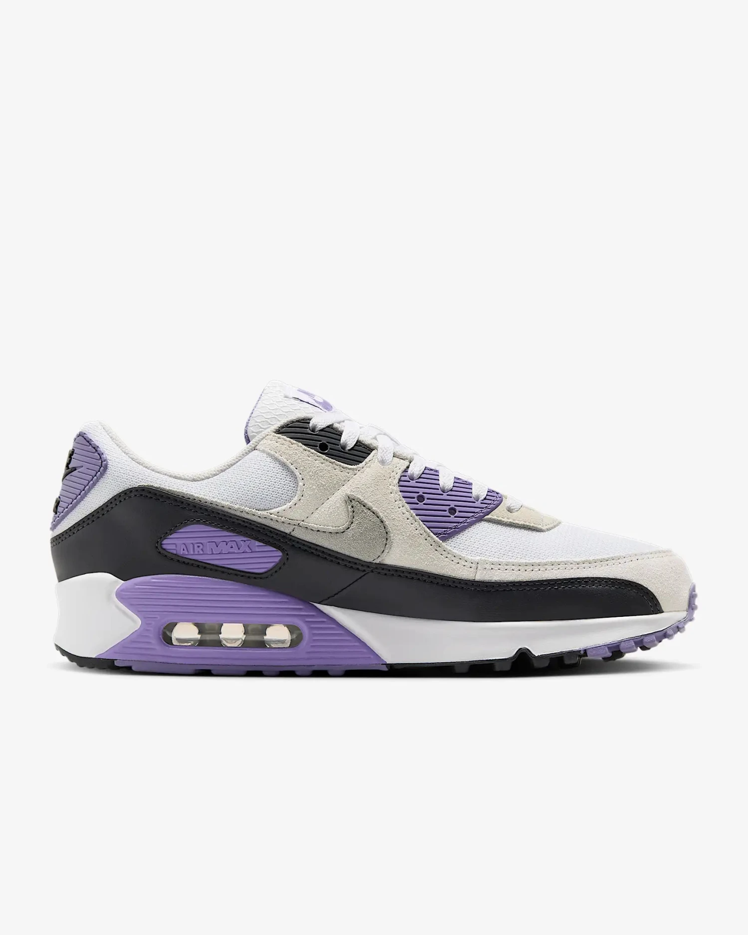 Nike "Air Max 90" M - White / Light Smoke Grey / Dusty Amethyst 2 Nike "Air Max 90" M - White / Light Smoke Grey / Dusty Amethyst - Image 2