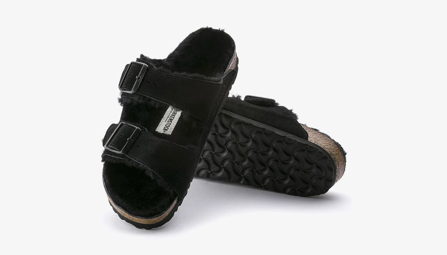 Birkenstock "Arizona Fur" M - Black 2 Birkenstock "Arizona Fur" M - Black - Image 2