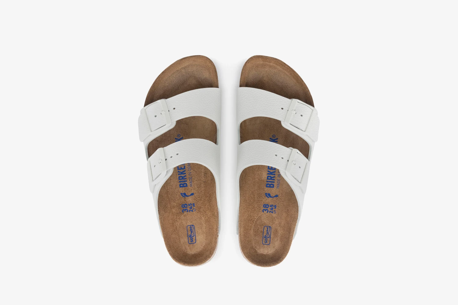 Birkenstock "Arizona BS" W - White/Cork 2 Birkenstock "Arizona BS" W - White/Cork - Image 2