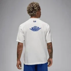 Jordan "Rare Air T-Shirt" M - Cream / Deep Royal -Manorphx Shop bluerareair