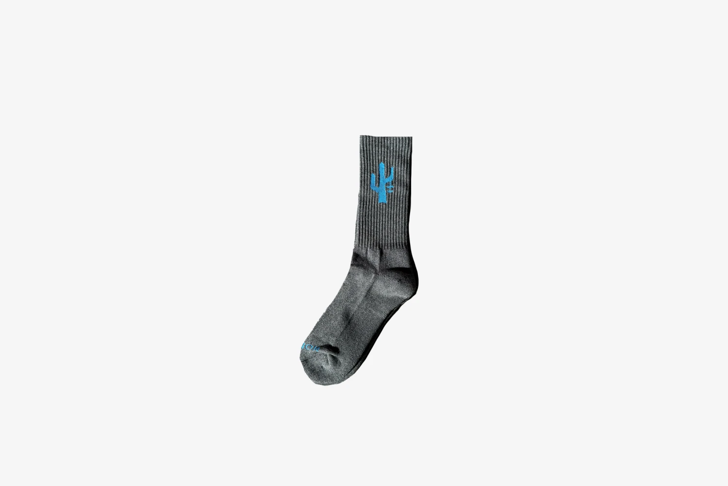Manor "Hang Time Sock" - Charcoal / Blue 1 Manor "Hang Time Sock" - Charcoal / Blue