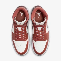 Air Jordan "1 Mid" W - Dusty Peach / Night Maroon / Sail -Manorphx Shop d 70092aa5 808f 4967 bbcf 993ecafeb51c
