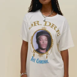 DayDreamer "Dr. Dre The Chronic Merch" T-Shirt W - Vintage White -Manorphx Shop drdreab scaled