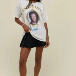 DayDreamer "Dr. Dre The Chronic Merch" T-Shirt W - Vintage White -Manorphx Shop drdrec scaled