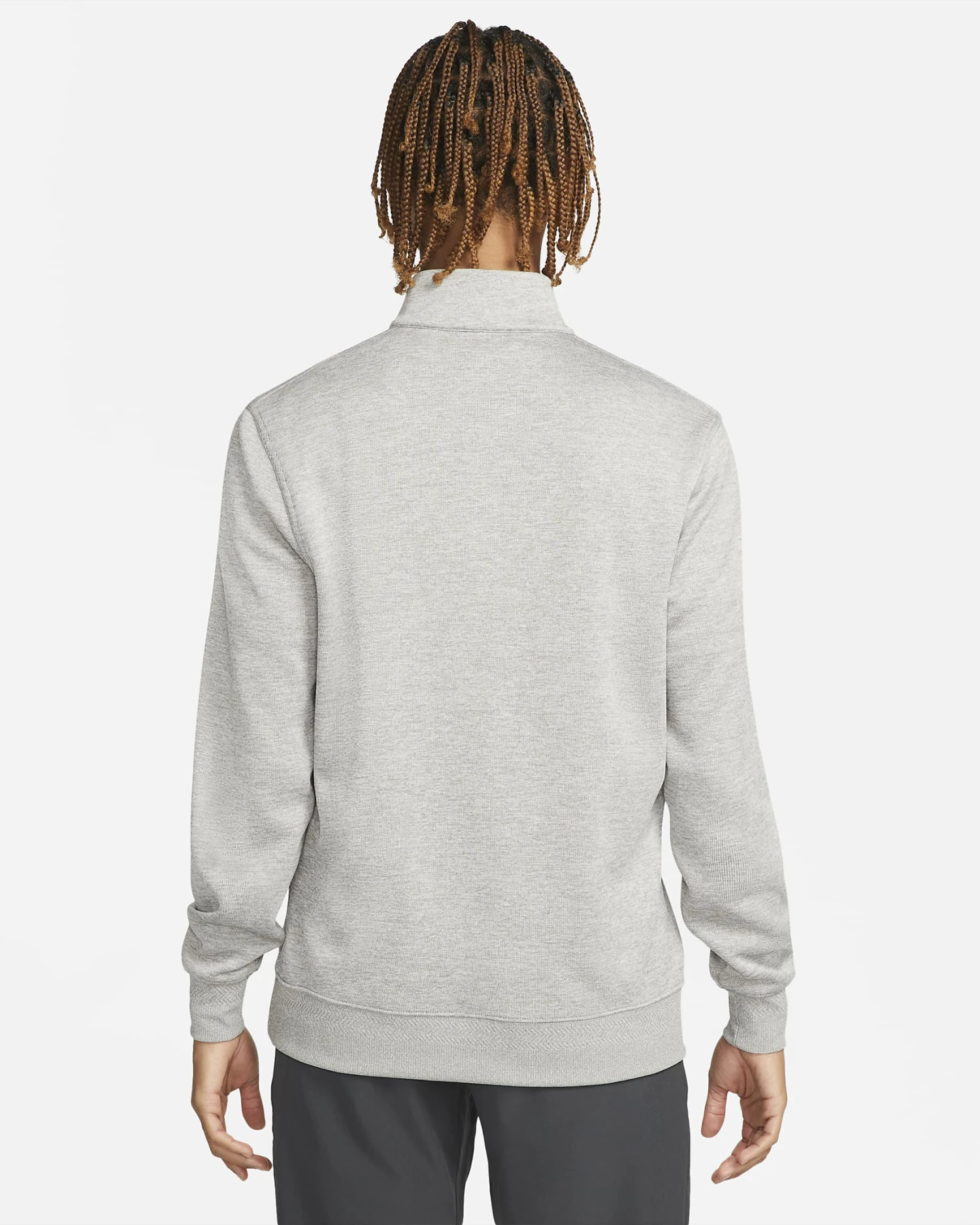 Nike Golf "Dri-FIT Player Half-Zip Top" M - Grey 2 Nike Golf "Dri-FIT Player Half-Zip Top" M - Grey - Image 2