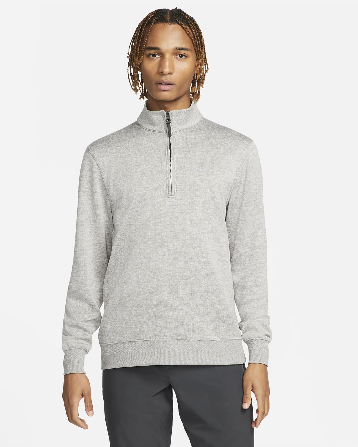 Nike Golf "Dri-FIT Player Half-Zip Top" M - Grey 1 Nike Golf "Dri-FIT Player Half-Zip Top" M - Grey