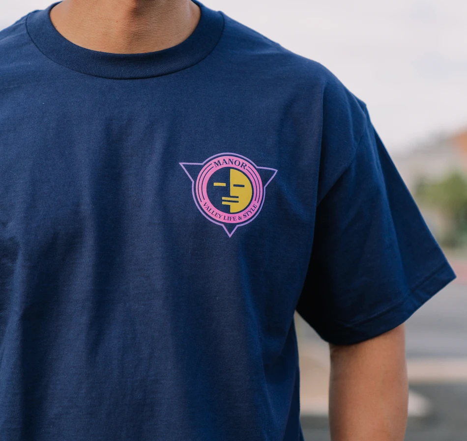 Manor "Ghost Golfer T-Shirt" M - Navy 2 Manor "Ghost Golfer T-Shirt" M - Navy - Image 2