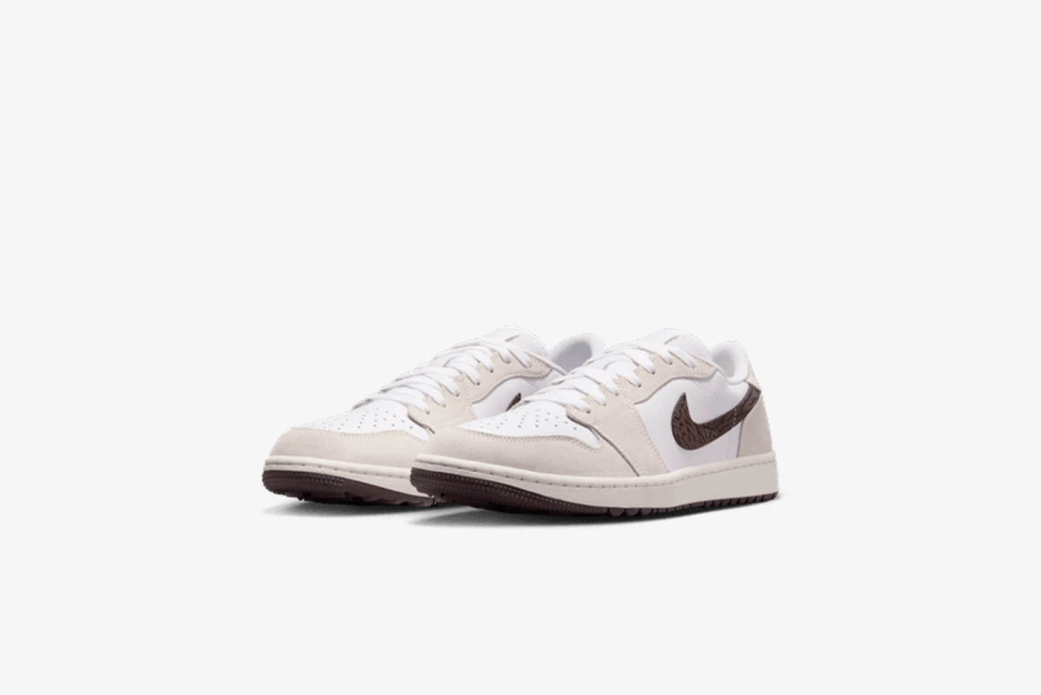 Air Jordan "1 Low Golf" M - White / Baroque Brown / Phantom 2 Air Jordan "1 Low Golf" M - White / Baroque Brown / Phantom - Image 2
