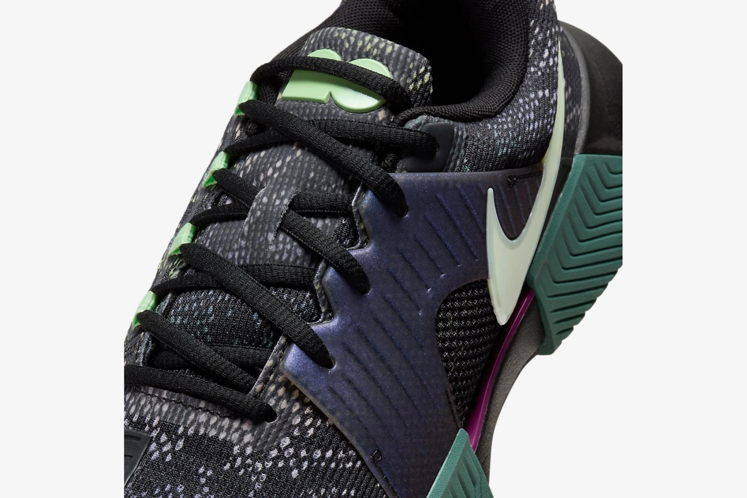 Nike "Zoom GP Challenge 1 Osaka HC" W - Black / Vapor Green / Multi-color 7 Nike "Zoom GP Challenge 1 Osaka HC" W - Black / Vapor Green / Multi-color - Image 7