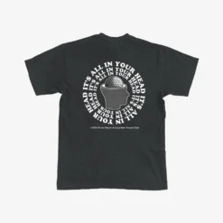 Manor "East Side Tennis Club PSA T-Shirt" M - Dark Washed Grey