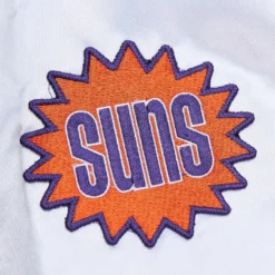Mitchell & Ness X Manor "Phoenix Suns Jacket" M - Chalk White / Orange / Purple -Manorphx Shop jk8172 psuwhit 6