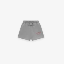 Fear Of God Essentials "Fleece Soccer Short" K - Dark Heather