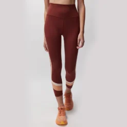 Spiritual Gangster "Velo Dream Tech Eco Jersey Legging W - Washed Burgundy