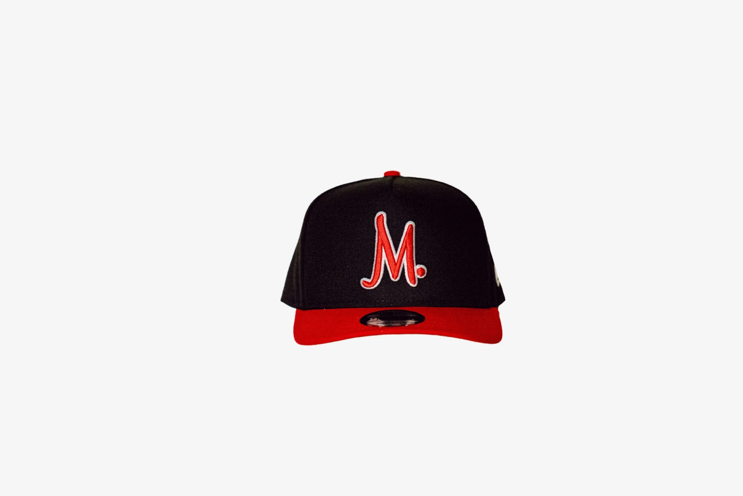 Manor X New Era "M" 9FIFTY A-Frame Snapback - Black / Red 1 Manor X New Era "M" 9FIFTY A-Frame Snapback - Black / Red