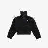 Malbon "Anais Quarter Zip Knit" W - Black