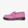 Dr. Martens "Adrian Snaffle Repello Emboss Suede Kiltie Loafers" M - Thrift Pink