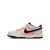Nike "Dunk Low" GS - Pink Rise / Black / Light Orewood Brown