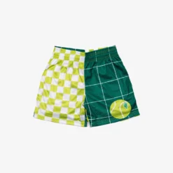 Manor "Tennis Grid Mesh Short" K - Light Green / Dark Green