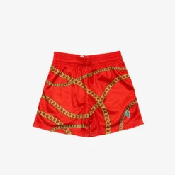 Manor "Chains Mesh Short" K - Red / Gold