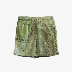Manor X Timeless "Mesh Gym Shorts" M - Bandana Green