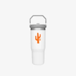 Stanley X Manor "Classic Flip Straw 30oz Tumbler" White / Orange