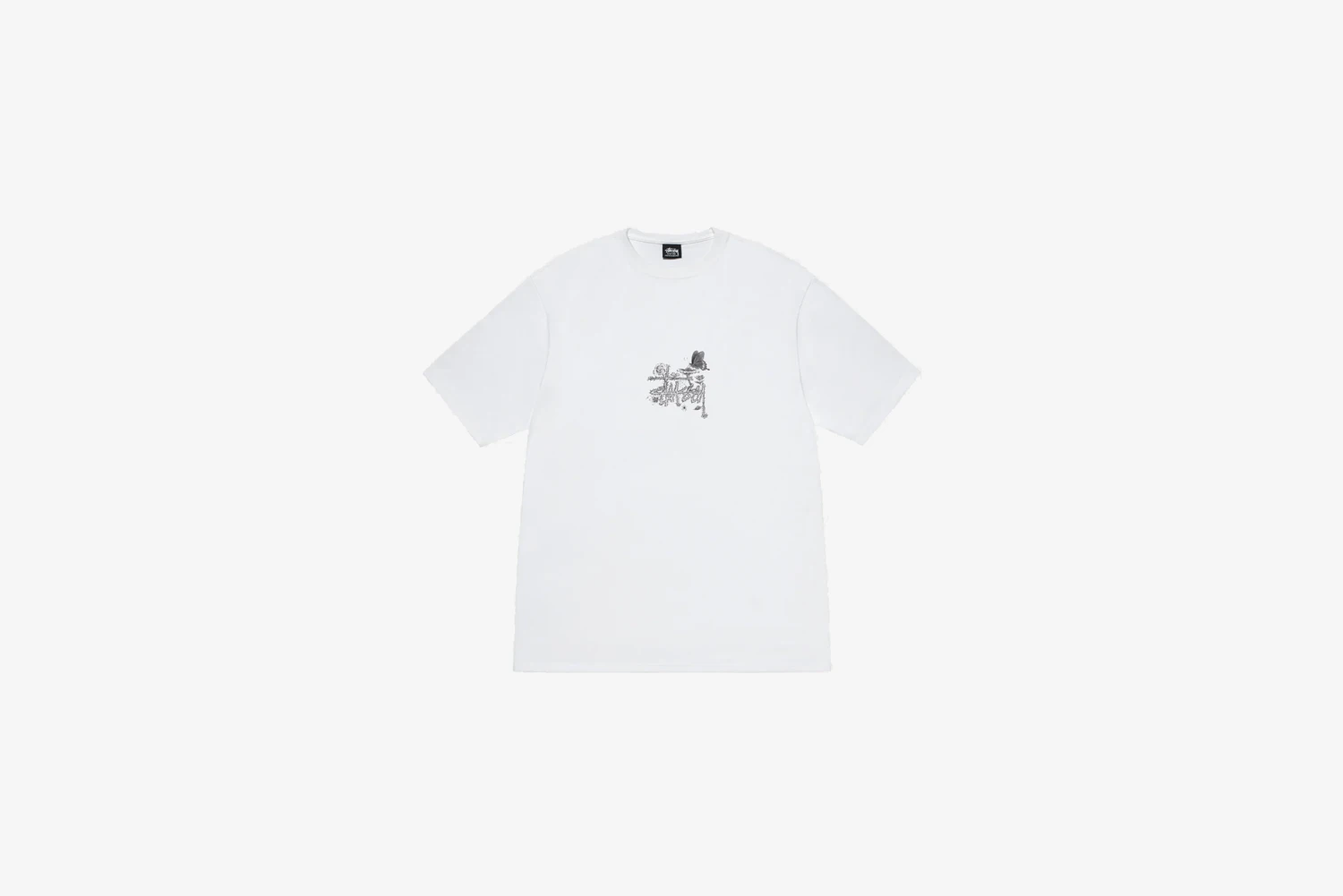 Stussy "In Bloom Tee" M - White 2 Stussy "In Bloom Tee" M - White - Image 2