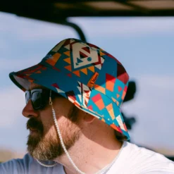 Mitchell & Ness X Manor "Suns Game Day Bucket Hat" M - Pattern / White -Manorphx Shop suns manor